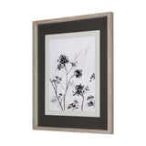 Meadow L by Mercana Studio a Hand Embellished Textured Framed Art Print Matted under Glass from Mercana - Luna Furniture