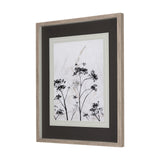 Meadow R by Mercana Studio a Hand Embellished Textured Framed Art Print Matted under Glass from Mercana - Luna Furniture