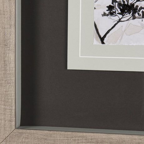 Meadow R by Mercana Studio a Hand Embellished Textured Framed Art Print Matted under Glass from Mercana - Luna Furniture