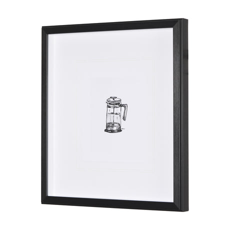 French Press by Simeng a Framed Art Print Matted under Glass from Mercana - Luna Furniture