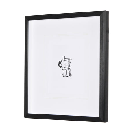 Stove Top Espresso Maker by Simeng a Framed Art Print Matted under Glass from Mercana - Luna Furniture