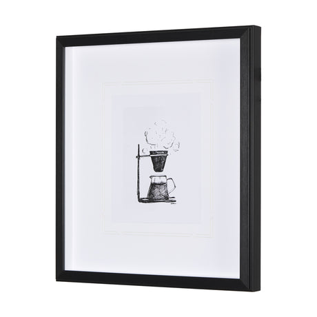 Pour Over by Simeng a Framed Art Print Matted under Glass from Mercana - Luna Furniture