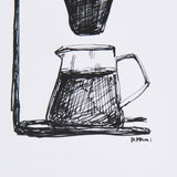 Pour Over by Simeng a Framed Art Print Matted under Glass from Mercana - Luna Furniture