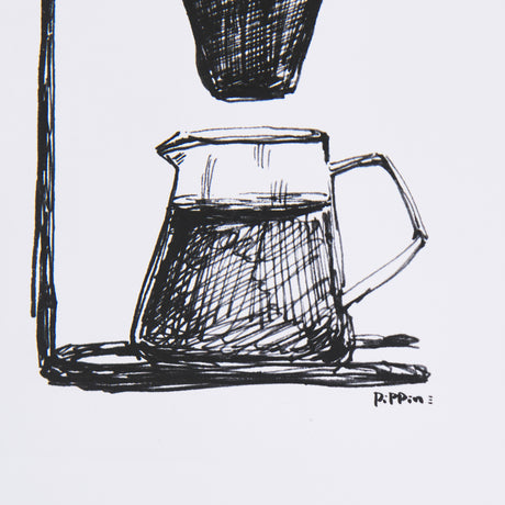Pour Over by Simeng a Framed Art Print Matted under Glass from Mercana - Luna Furniture