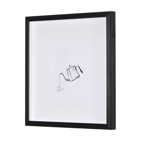 Gooseneck Kettle by Simeng a Framed Art Print Matted under Glass from Mercana - Luna Furniture