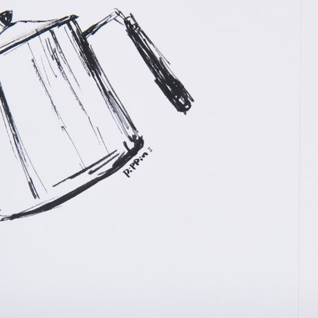 Gooseneck Kettle by Simeng a Framed Art Print Matted under Glass from Mercana - Luna Furniture