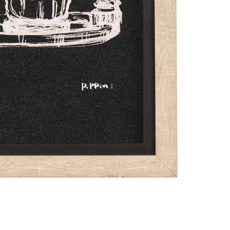 Coffee Maker Study by Mercana Studio a Hand Embellished Textured Framed Art Print Matted under Glass from Mercana - Luna Furniture