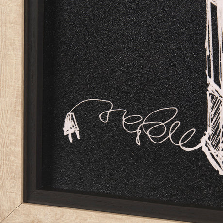 Coffee Maker Study by Mercana Studio a Hand Embellished Textured Framed Art Print Matted under Glass from Mercana - Luna Furniture