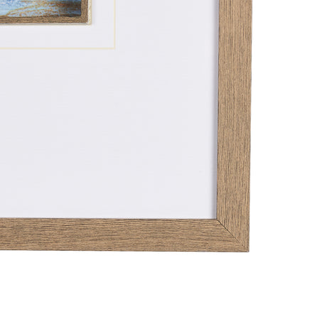 Cloud Bay II by Mercana Studio a Hand Embellished Textured Framed Art Print Matted under Glass from Mercana - Luna Furniture