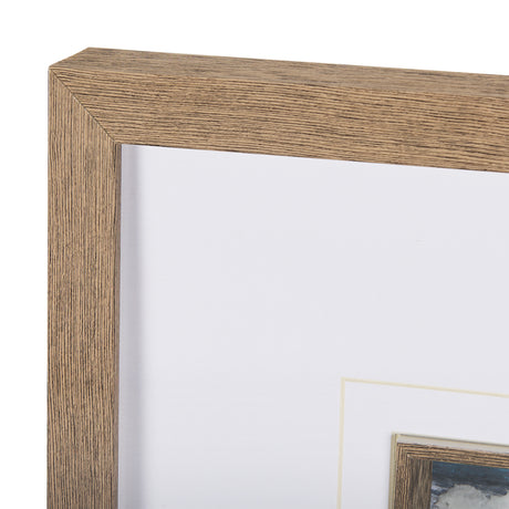 Cloud Bay II by Mercana Studio a Hand Embellished Textured Framed Art Print Matted under Glass from Mercana - Luna Furniture