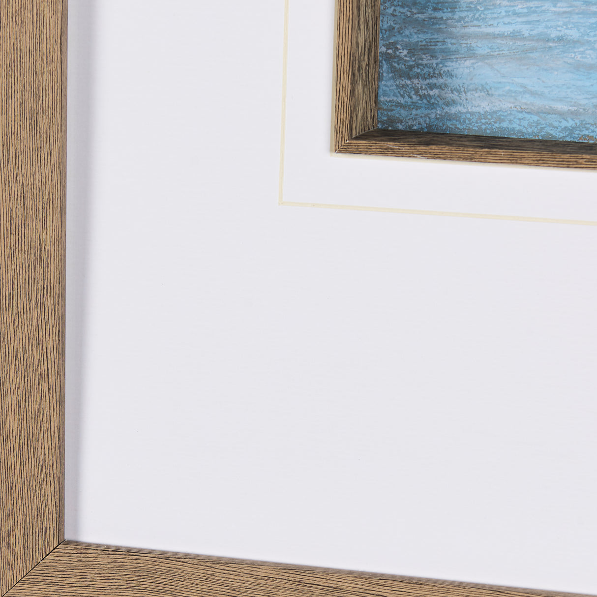 Cloud Bay II by Mercana Studio a Hand Embellished Textured Framed Art Print Matted under Glass from Mercana - Luna Furniture