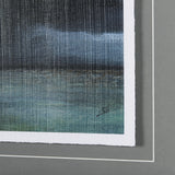 Stormy Skys II by Mercana Studio a Hand Embellished Textured Framed Art Print Matted under Glass from Mercana - Luna Furniture