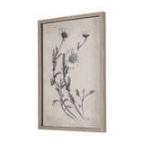 Chamomile Drawing I by Mercana Studio Hand Embellished Textured Framed Art Print Matted under Glass from Mercana - Luna Furniture