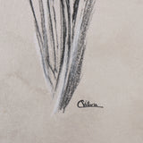 Dandelion Drawing II by Mercana Studio Hand Embellished Textured Framed Art Print Matted under Glass from Mercana - Luna Furniture