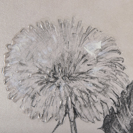 Dandelion Drawing II by Mercana Studio Hand Embellished Textured Framed Art Print Matted under Glass from Mercana - Luna Furniture