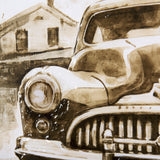 Vintage Car Picture III by Mercana Studio Hand Embellished Framed Art Print Matted under Glass from Mercana - Luna Furniture
