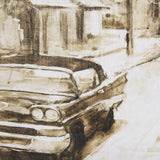 Vintage Car Picture I by Mercana Studio Hand Embellished Textured Framed Art Print Matted under Glas from Mercana - Luna Furniture