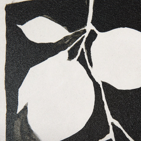 Lemon Branch Silhouette by Mercana Studio a Hand Embellished Textured Framed Art Print from Mercana - Luna Furniture