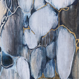 River Rocks by Liz Jardine a Hand Embellished Textured Framed Art Print Matted under Glass from Mercana - Luna Furniture