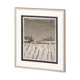 Silent Snow II by Jonathan Klassen a Hand Embellished Textured Framed Art Print Matted under Glass from Mercana - Luna Furniture