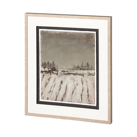 Silent Snow II by Jonathan Klassen a Hand Embellished Textured Framed Art Print Matted under Glass from Mercana - Luna Furniture