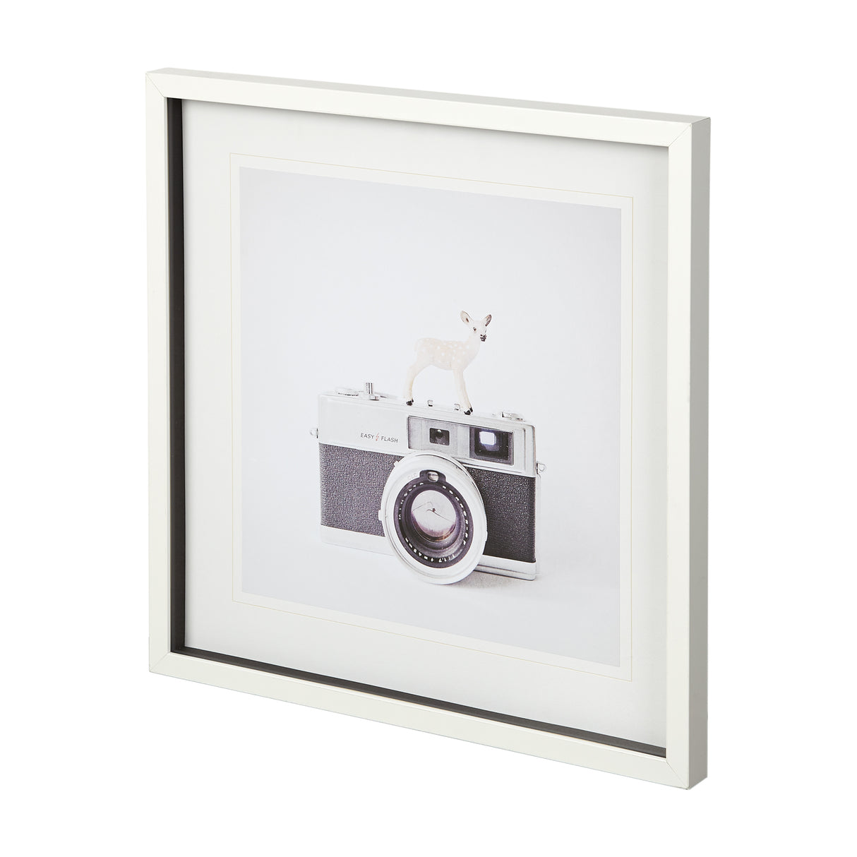 Deer & Vintage Camera by Susannah Tucker Photography a Framed Photo Art Print Matted under Glass from Mercana - Luna Furniture