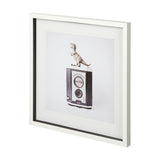 T-rex & Vintage Camera by Susannah Tucker Photography a Framed Photo Art Print Matted under Glass from Mercana - Luna Furniture