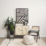 Clay Patern I by Mercana Studio a Hand Embellished Textured Framed Art Print from Mercana - Luna Furniture