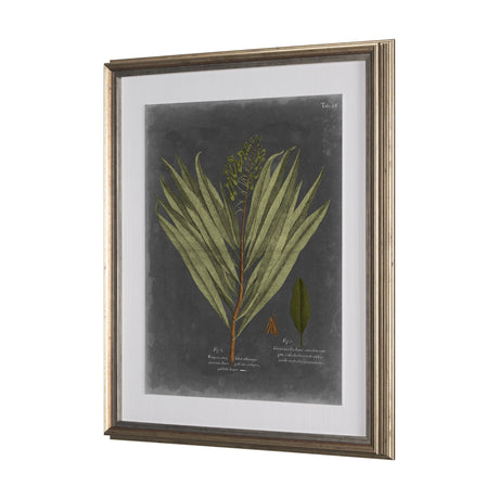 Foliage Dramatique II by Vision Studio Hand Embellished Textured Framed Art Print Matted under Glass from Mercana - Luna Furniture