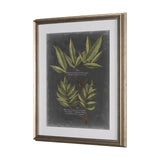 Foliage Dramatique IV by Vision Studio Hand Embellished Textured Framed Art Print Matted under Glass from Mercana - Luna Furniture