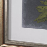 Foliage Dramatique IV by Vision Studio Hand Embellished Textured Framed Art Print Matted under Glass from Mercana - Luna Furniture