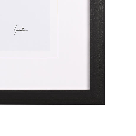 Snow Greetings I by Panpan a Framed Art Print Matted under Glass from Mercana - Luna Furniture