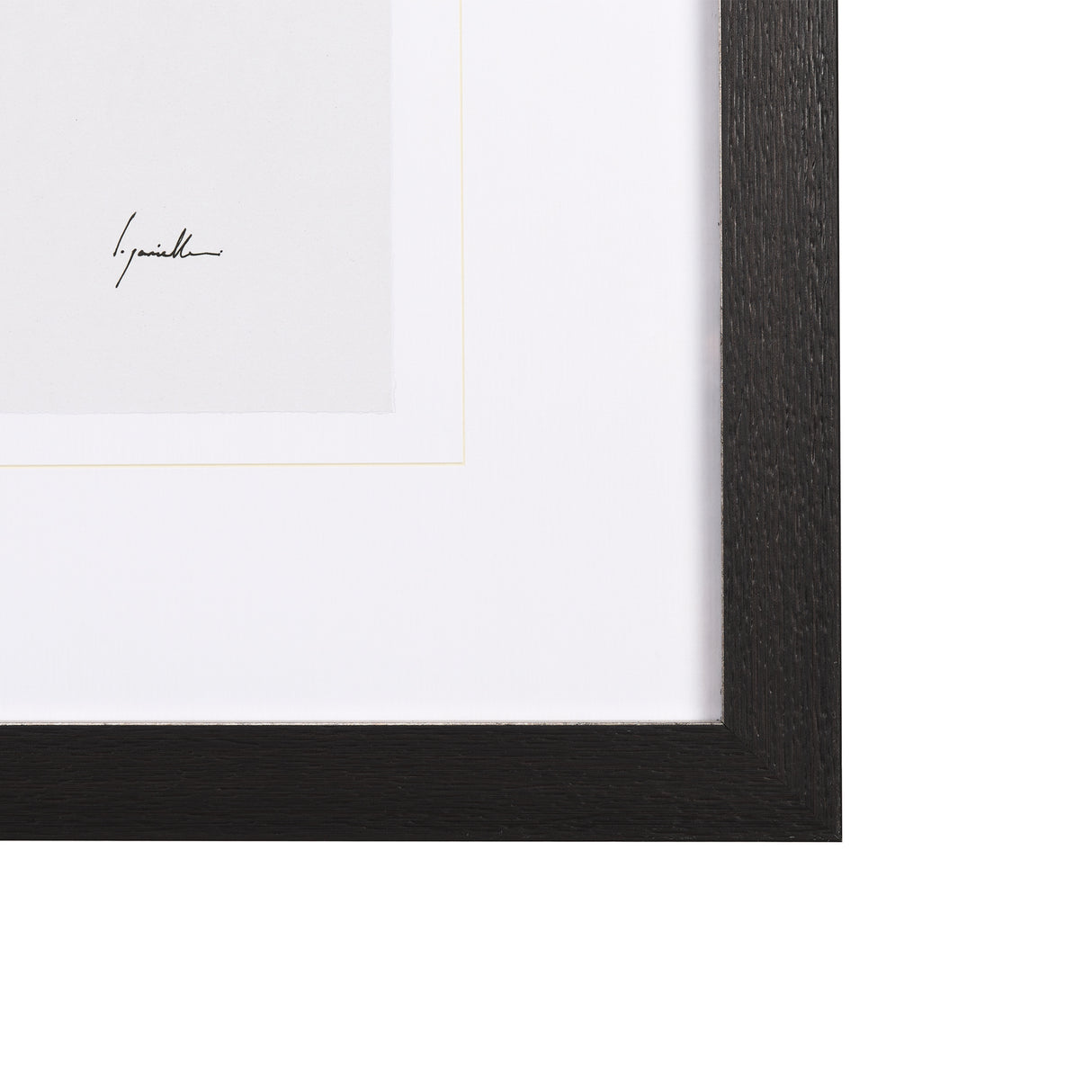 Snow Greetings II by Panpan a Framed Art Print Matted under Glass from Mercana - Luna Furniture