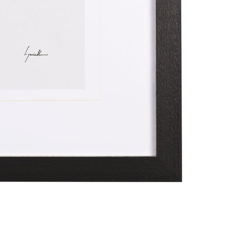 Snow Greetings II by Panpan a Framed Art Print Matted under Glass from Mercana - Luna Furniture