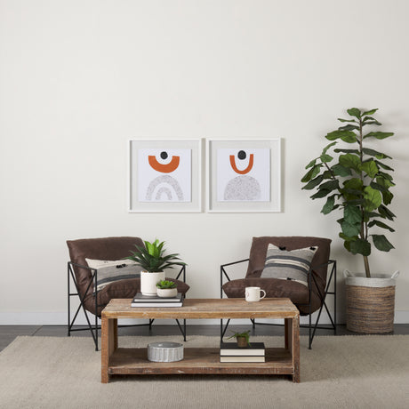 Tota I by Victoria Borges a Hand Embellished Textured Framed Art Print Matted under Glass from Mercana - Luna Furniture