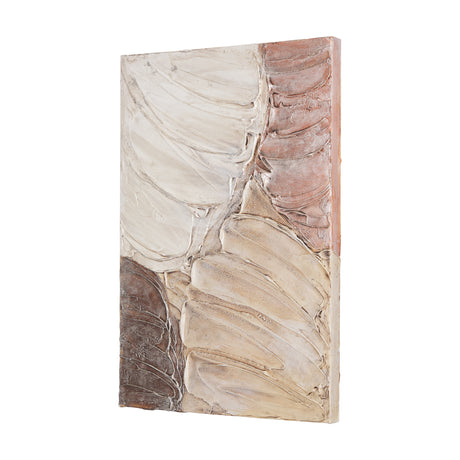 Colored Shells I by Studio M a handmade Original Framed Canvas 3D Textured Artwork from Mercana - Luna Furniture