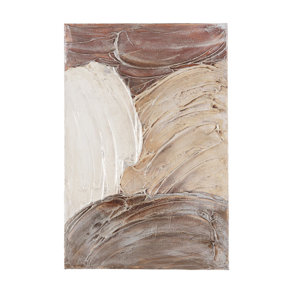Colored Shells II by Studio M a handmade Original Framed Canvas 3D Textured Artwork