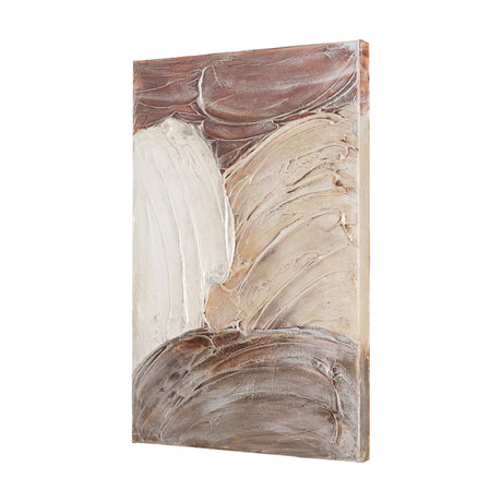 Colored Shells II by Studio M a handmade Original Framed Canvas 3D Textured Artwork from Mercana - Luna Furniture