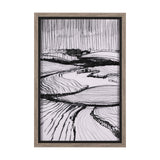 Rural Sketch-I by Mercana Studio a Hand Embellished Textured Framed Art Print from Mercana - Luna Furniture