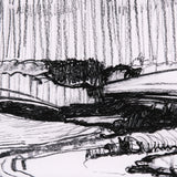Rural Sketch-I by Mercana Studio a Hand Embellished Textured Framed Art Print from Mercana - Luna Furniture