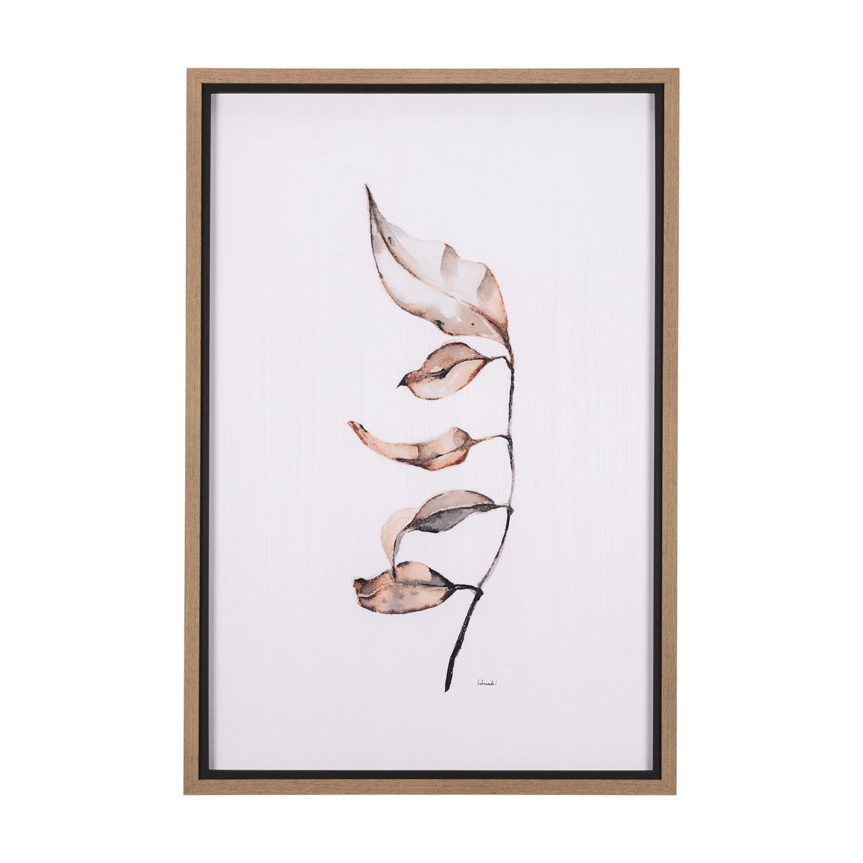 Autumn Message II by Mercana Studio a Hand Embellished Textured Framed Art Print from Mercana - Luna Furniture