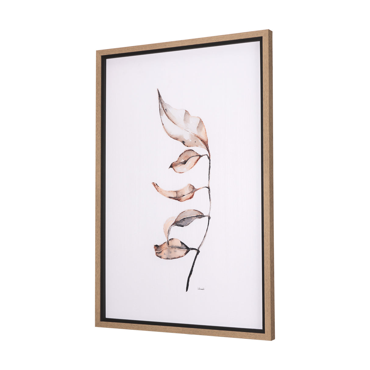 Autumn Message II by Mercana Studio a Hand Embellished Textured Framed Art Print from Mercana - Luna Furniture