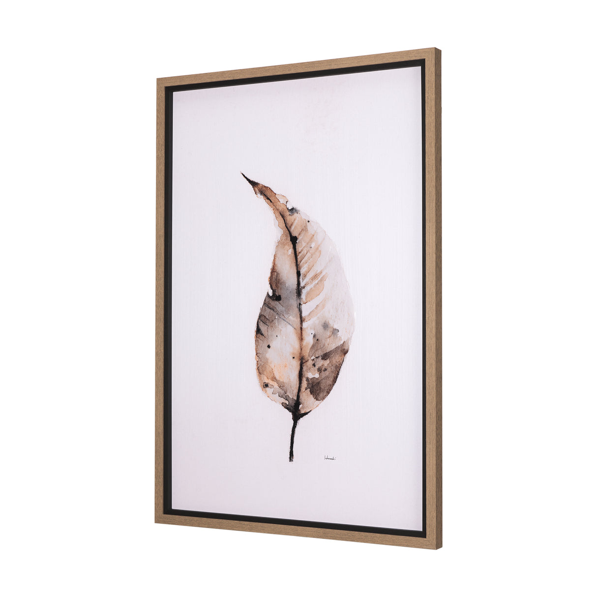 Autumn Message III by Mercana Studio a Hand Embellished Textured Framed Art Print from Mercana - Luna Furniture