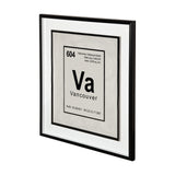 Vancouver by Glartlab a Hand Embellished Textured Framed Art Print Matted under Glass from Mercana - Luna Furniture