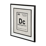 Breaking Washington DC B by THE Studio Hand Embellished Textured Framed Art Print Matted under Glass from Mercana - Luna Furniture