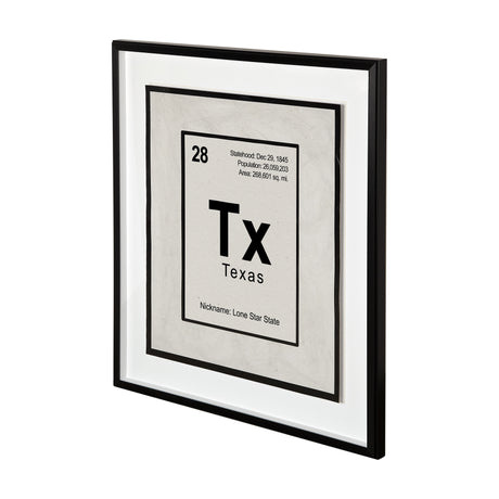 Breaking Texas B by THE Studio a Hand Embellished Textured Framed Art Print Matted under Glass from Mercana - Luna Furniture