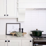 Carver Set of 2 Oblong White Washed Wood Footed Trays from Mercana - Luna Furniture