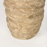 Kamli Small Beige Paper Mache Vase from Mercana - Luna Furniture