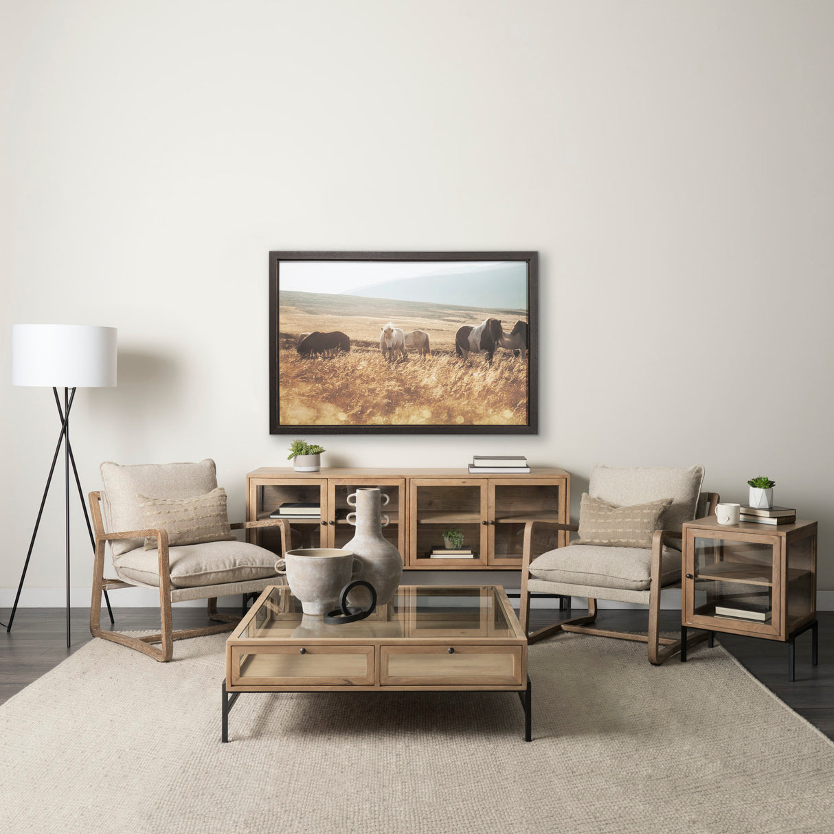 Moorland Serenity by Andreas Stridsberg a Framed Photo Art Print Matted under Glass from Mercana - Luna Furniture