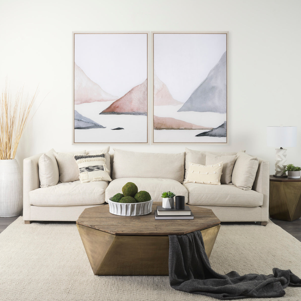 Sandy Land I by Mercana Studio a Hand Embellished Textured Framed Canvas from Mercana - Luna Furniture